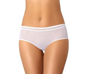 Teyli Bragas de Mujer de Malla - Ropa Interior Femenina - Bragas clásicas de Mujer. Blanco L