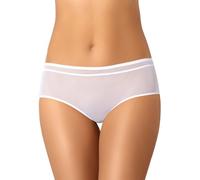 Teyli Bragas de Mujer de Malla - Ropa Interior Femenina - Bragas clásicas de Mujer. Blanco M