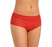 Teyli Bragas de Mujer de Malla - Ropa Interior Femenina - Bragas clásicas de Mujer. Rojo S