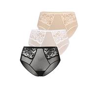 Teyli Vida, Bragas Mujer, Schwarz, Weiß, Beige,