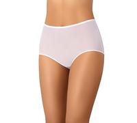 Teyli Braguitas de Cintura Alta de Malla Transparente - Cómodas e Invisibles Bajo la Ropa. Blanco L