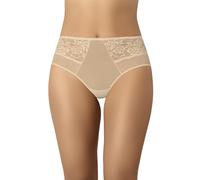 Teyli Braguitas de Malla con Detalles de Encaje - Combinación Estilizada de Sensualidad, Comodidad y Corte Clásico para Mujeres.Beige XXL