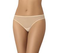 Teyli Braguitas Delicadas de Malla Transparente con Corte Elegante - Comodidad, Ligereza y Estilo para Cada Ocasión. Beige XS