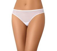 Teyli Braguitas Delicadas de Malla Transparente con Corte Elegante - Comodidad, Ligereza y Estilo para Cada Ocasión. Blanco 3XL