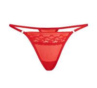 Teyli Erori Tanga de Hilo, Rojo, XXL Grande para Mujer