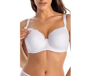 Teyli Marte Mama, Sujetador de Cobertura Total De Las Mujeres, Weiß,