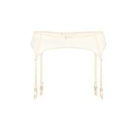 Teyli Liguero Transparente de Malla - Ligueros con Cierre Ajustable - Medias con Liguero, Elegante y Cómodo Para un Ajuste Perfecto y Estilo Sofisticado Ecru S