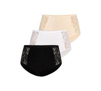 TEYLI Panti 'Loren' crema / negro / offwhite S crema / negro / offwhite