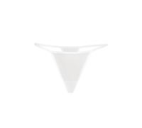 Teyli Tangas Sexys de Malla Transparente con Corte Delicado - Máxima Ligereza y Sensualidad para Cada Ocasión. Blanco S/M