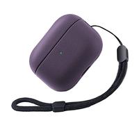 Teyomi Funda Compatible con AirPods Pro 2ª generación, Diseño de Textura Funda para Apple Airpods Pro 2 con Correa de Mano, TPU para airpods Pro 2 Case (Violeta)