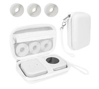 Teyomi Funda compatible con Phomemo D30 D35, para NELKO P21, para NIIMBOT D110, para etiquetadora JADENS D110 con 3 rollos de cinta de etiquetas (papel de etiqueta de 1/2 pulgadas x 1 1/2 pulgadas (12