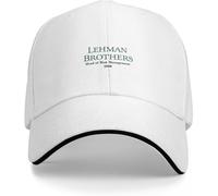TeysHa Gorra de béisbol Snapback Sombrero para el Sol Lehman Brothers 2008 Gorra de béisbol para Hombres y Mujeres Gorra pequeña para la Cabeza de Riesgo de gestión para Senderismo