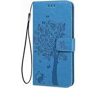 TEYYOS Funda Cuero para el Xiaomi Redmi Note 14 5G, Carcasa PU/TPU Cuero Billetera con Efectivo y Tarjetas Ranuras, Leather Case Cover Estuche - Azul