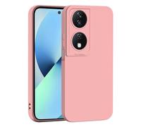 TEYYOS Funda Suave Silicone para Honor 90 Smart 5G/Honor X7b, Diseño de Protección para Lentes de Cámara, Antichoque, Antigolpes, Antihuellas Case Cover Protectora de Silicona TPU, Rosa