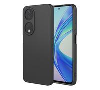 TEYYOS Funda Suave Silicone para Honor 90 Smart 5G, Premium Silicona Líquida Carcasa, Tres Capas Anti-Choques Ultradelgado Protección Case Cover, Negro