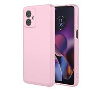 TEYYOS Funda Suave Silicone para Motorola Moto G54 5G, Premium Silicona Líquida Carcasa, Tres Capas Anti-Choques Ultradelgado Protección Case Cover, Rosa