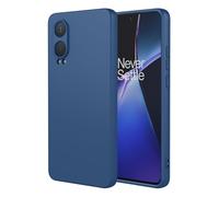 TEYYOS Funda Suave Silicone para OnePlus Nord CE4 Lite/CE 4 Lite 5G, Premium Silicona Líquida Carcasa, Tres Capas Anti-Choques Ultradelgado Protección Case Cover, Azul