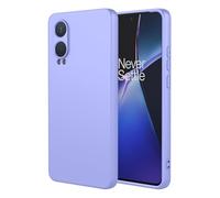 TEYYOS Funda Suave Silicone para OnePlus Nord CE4 Lite/CE 4 Lite 5G, Premium Silicona Líquida Carcasa, Tres Capas Anti-Choques Ultradelgado Protección Case Cover, Púrpura