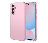 TEYYOS Funda Suave Silicone para Samsung Galaxy A56 5G, Premium Silicona Líquida Carcasa, Tres Capas Anti-Choques Ultradelgado Protección Case Cover, Rosa