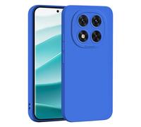 TEYYOS Funda Suave Silicone para Xiaomi Redmi Note 14 Pro 5G, Diseño de Protección para Lentes de Cámara, Antichoque, Antigolpes, Antihuellas Case Cover Protectora de Silicona TPU, Azul Oscuro