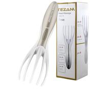 Tezam Masajeador eléctrico de cabeza, masaje de cuello, pulpo, cuero cabelludo, estrés, relajación, terapia de spa, curación, garra de agarre de dedos de resina suave, herramienta de masaje