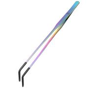 TEZERAS DE ALIMENTACIÓN: Tweezer Recto Y Curvo Conjunto De Tweezer Duradero Sin Deslizamiento De La Cabeza De Silicona Herramientas De Alimentación De Accesorios De Ayuda De Entrenamiento | Uso De Ter