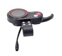 TF-100 - Panel de instrumentos LCD para scooter eléctrico, regulador de 5 pines, interruptor de encendido, acelerador de gancho, indicador digital de velocímetro para reparar e-scooters y reemplazar