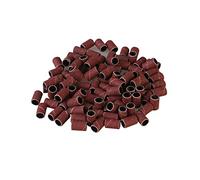 TF Juego de lijadoras de tambor de 100 piezas, fundas de lijado de tambor, incluidas 100 fundas de banda de lija de uñas y 2 mandriles de tambor para herramienta giratoria Dremel