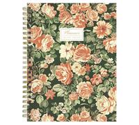 TF Publishing Agenda semanal mensual mediana The Rose Garden de julio de 2026 a junio de 2027, planificador académico de 12 meses 2026-2027 con cubierta duradera, papel grueso sin revestimiento y