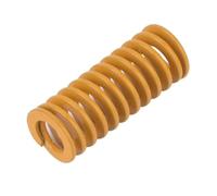 TF Series Forming Die Springs 10mm OD 5mm ID | Yellow Low Load Grade for Stamping Forms/Plastic Injection/Die Casting | High Accuracy 65MN Steel Construction (TF10*50mm)