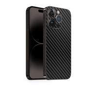 TF Skins Compatible con iPhone 12 Pro Max, protector de pantalla con protección de 360°, muy fino y resistente (negro carbono)