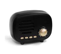 TF Tarjeta Bluetooth Q108 Vendimia Altavoz 4.1 Multimedia Radio portátil Caja de Sonidos la Ayuda FM Portátil(Nero)