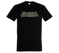 tf6jres Belgrave University I T-Shirt The Sign Symbol Logo School Order Jack Manley Black XL
