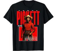 tf6jres Bill Pickett Rodeo Western History Icon T-Shirt Black S