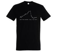 tf6jres Buy The Rumor Sell The Fact T-Shirt Investment Banker Trader Daytrader Investor Black M