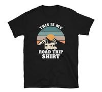 tf6jres Camping This Is My Road Trip Shirt RV Camper Gift T-Shirt Black M