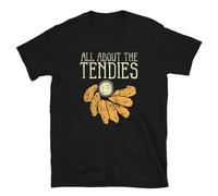 tf6jres Chicken Nugget All About The Tendies Crispy Tender T-Shirt Black XL