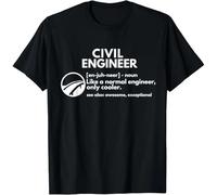 tf6jres Civil Engineer Definition Funny Engineering Gift Unisex T-Shirt Black S