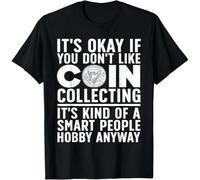 tf6jres Coin Collecting Art For Men Women Coin Collectors Numismatic Gift Unisex T-Shirt Black XL