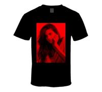tf6jres Sara Sampaio 45 T Shirt Celebrity Celebslover Fion Brand Black L