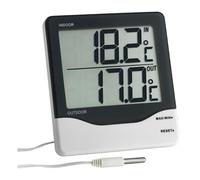 TFA 30.1011 Digital Interior Exterior Termómetro Grande Pantalla Sensor de Cable