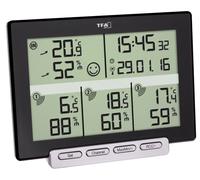 TFA 30.3057.01 Multi Sens Termómetro Higrómetro Digital Reloj Control Del Clima