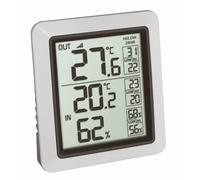 TFA 30.3065.02 Info Digital Radio Termómetro Higrómetro Interior Con Sensor