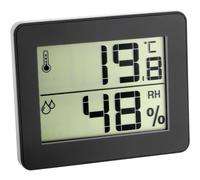 TFA 30.5027 Thermómetro Hygrómetro Ultra Flat (Negro)