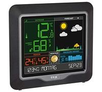 TFA Dostmann Estación meteorológica Linea Plus Negro 175×32(84)×165 mm