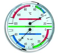 TFA 40.1013 de Sauna Del Clima Reloj Analógico Baño Vapor Bimetall