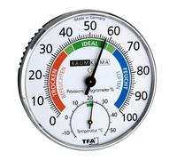 TFA 45.2030.42 Higrómetro de Precisión Termómetro Análogo Clima Ambiental