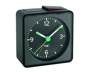 TFA 60.1013.01 - Reloj Despertador electrónico, Color Negro