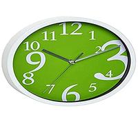 TFA 60.3034.04 - Reloj de Pared electrónico, 200 mm, Color Verde