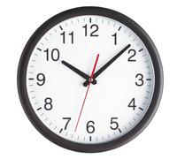 TFA 98.1077 - Reloj de Pared electrónico, 300 mm, Color Negro